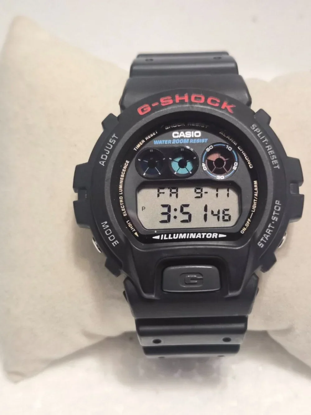 Casio G Shock Matte Black Digital